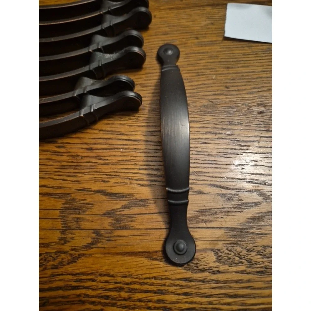 Lot No 2 of 8 Drawer Pulls Handles Brown Oil Rubbed Bronze Cabinet Hardware 3